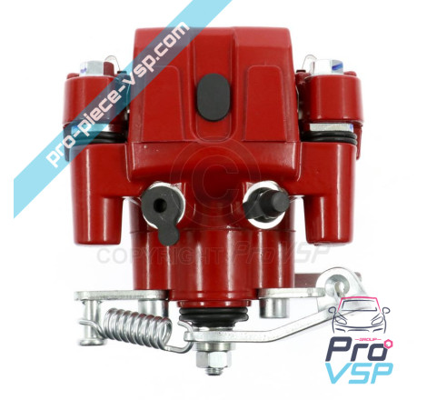 Red left brake brake caliper