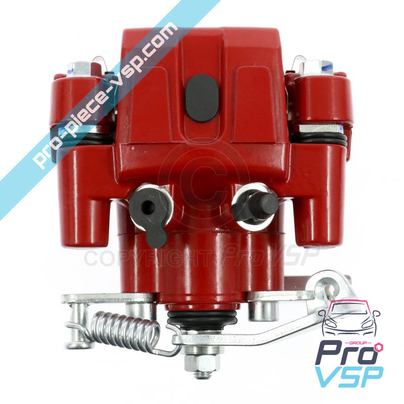 Red left brake brake caliper