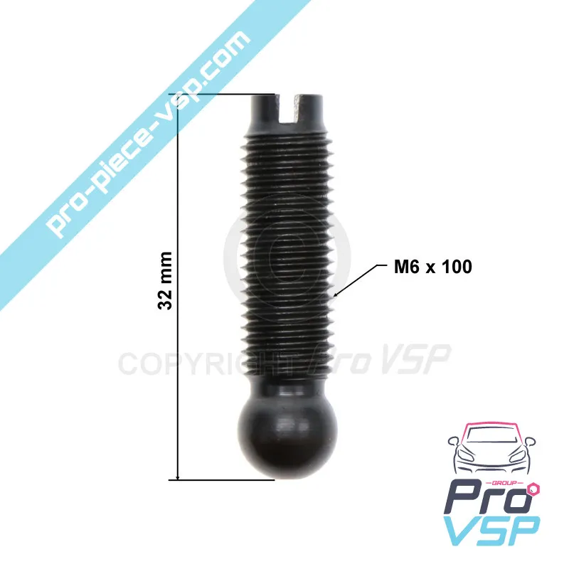 Vis de réglage de culbuteur d'injecteur pour moteur Lombardini Focs Progress 502