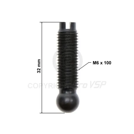 Vis de réglage de culbuteur d'injecteur pour moteur Lombardini Focs Progress 502