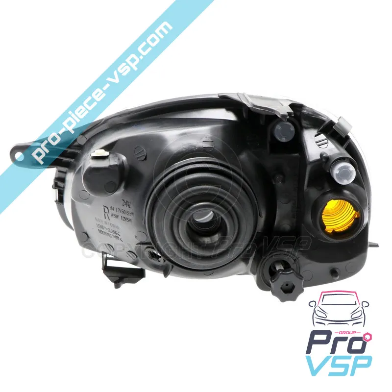 Phare droit pour Microcar Virgo 1 et 2 Chatenet Media Barooder Casalini