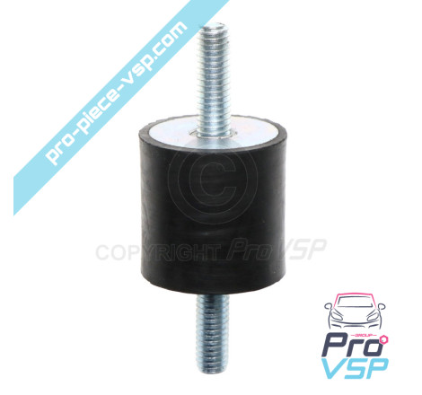 Silent exhaust block