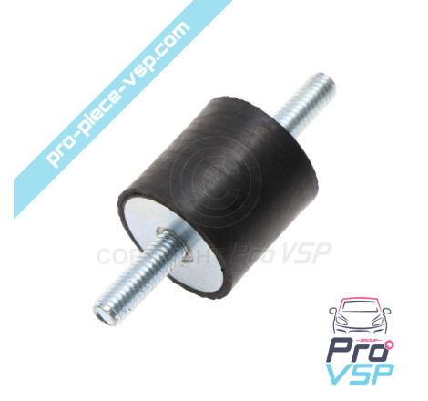 Silent exhaust block