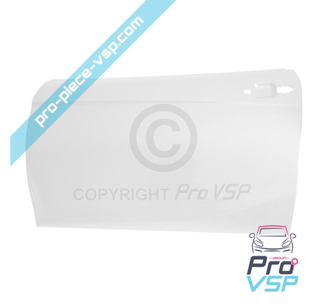 Left door outer panel origin (pure white)