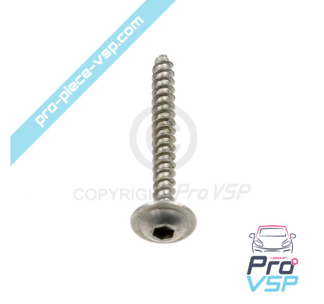 Front shock absorber fixing screw