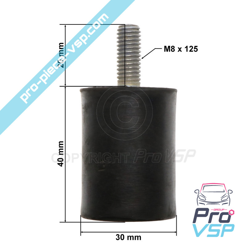 Silent exhaust block