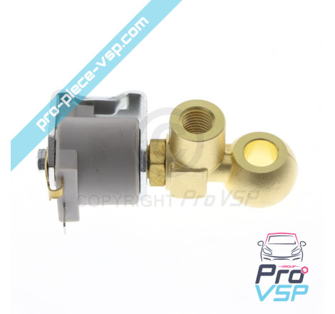 Motor stop solenoid valve