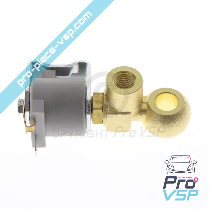 Motor stop solenoid valve