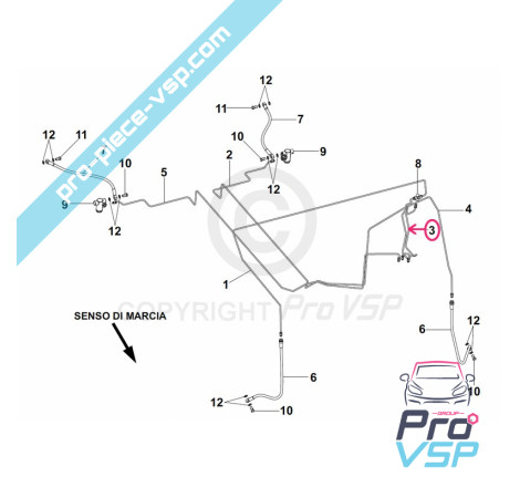 Rigid brake hose