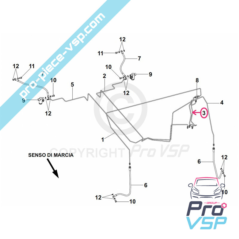 Rigid brake hose