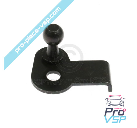 Left fixing of tailgate cylinder