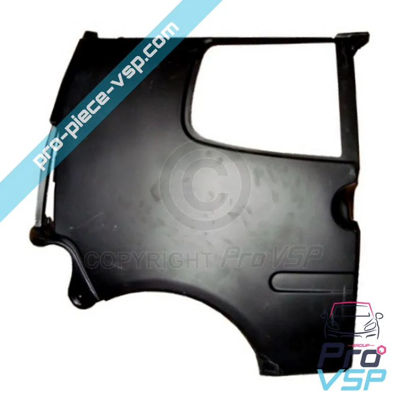 Right rear wing adaptable ABS plastic for Aixam 500evo 500.4 500.5