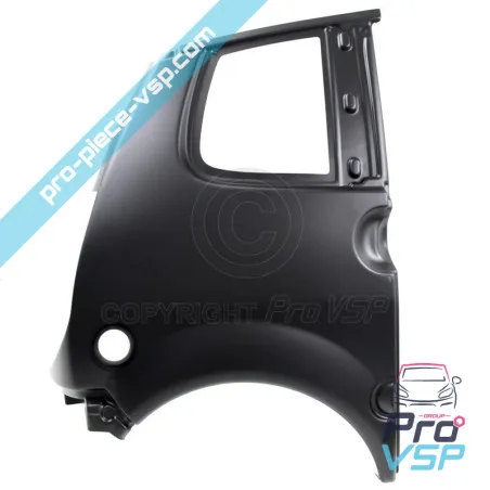 Right rear wing adaptable ABS plastic for Aixam City S Minauto