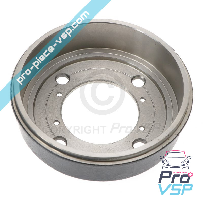 Rear brake drum