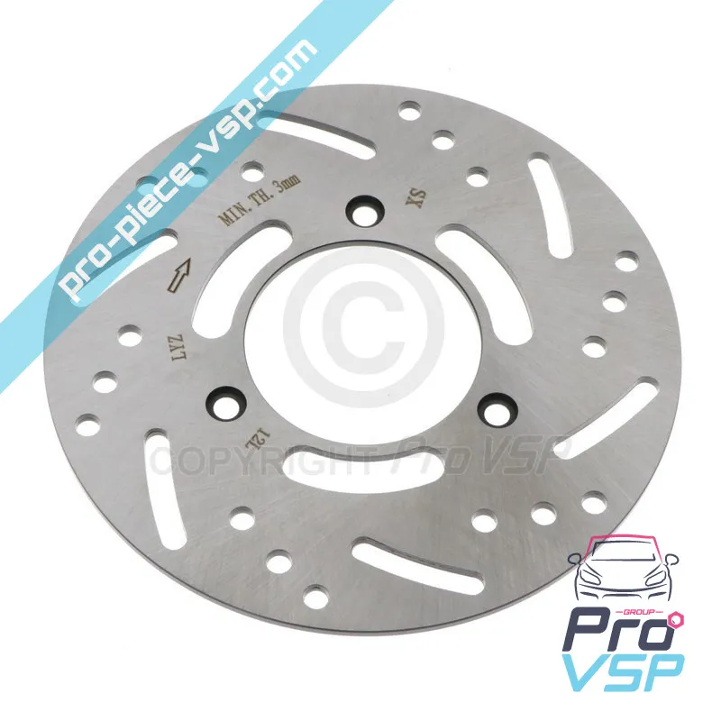 Left rear brake disc origin