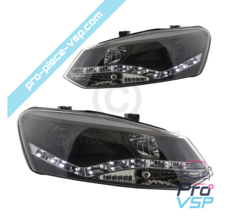 Headlights before tuning black background