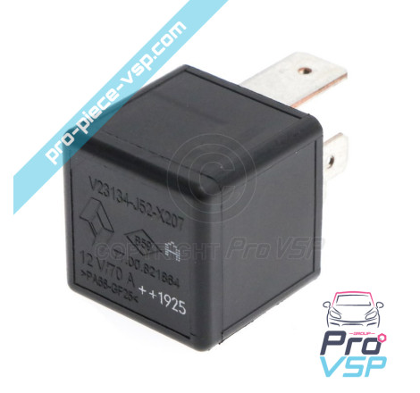 4-pin black relay