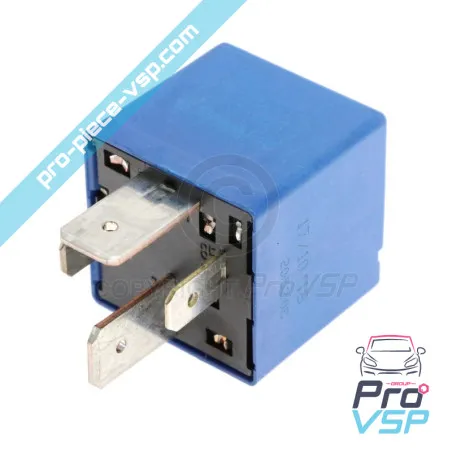 Relè blu a 4 pin