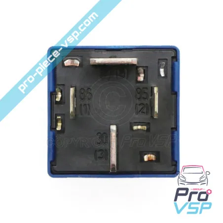 Relè blu a 4 pin