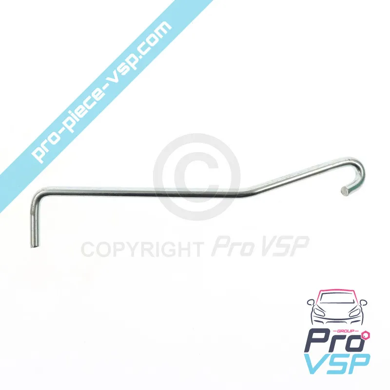 Right rear door stop rod origin for Microcar