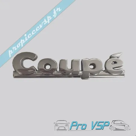 Logo chromé pour aixam coupé ( impulsion et vision )