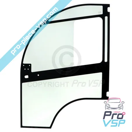 Ventana fija de puerta izquierda