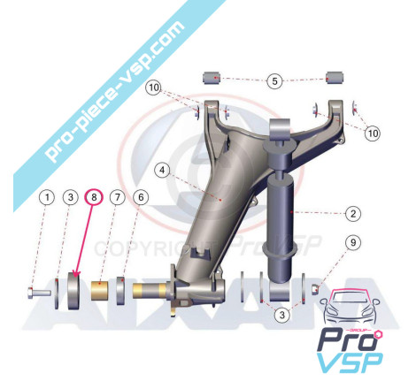 Rear wheel bearing