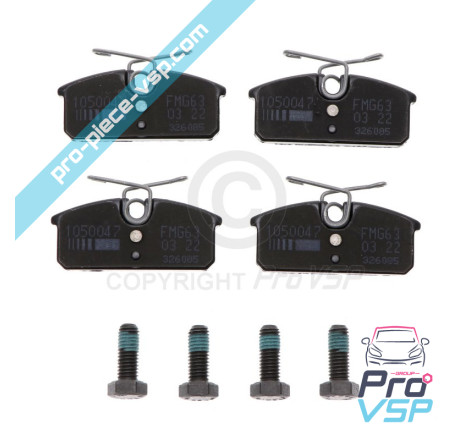 Rear brake pads Origin