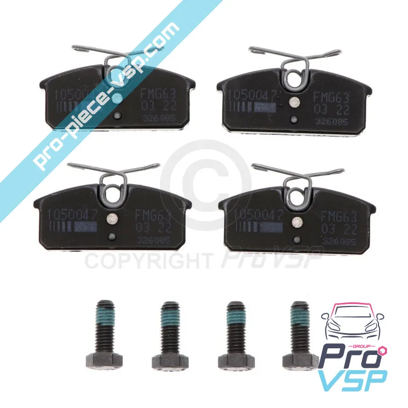 Origem de pastilhas de freio traseiro para Renault Twizy