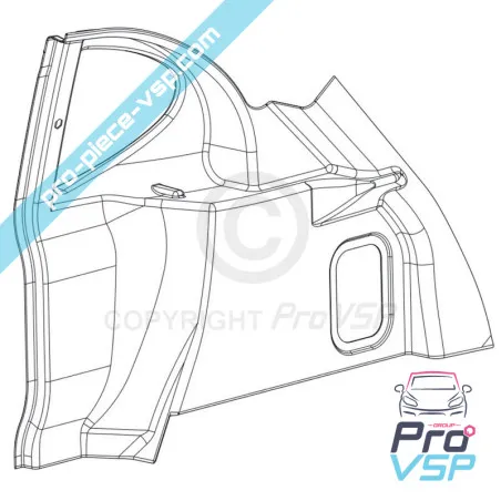 Origem de enchimento de tronco reto para Chatenet CH40