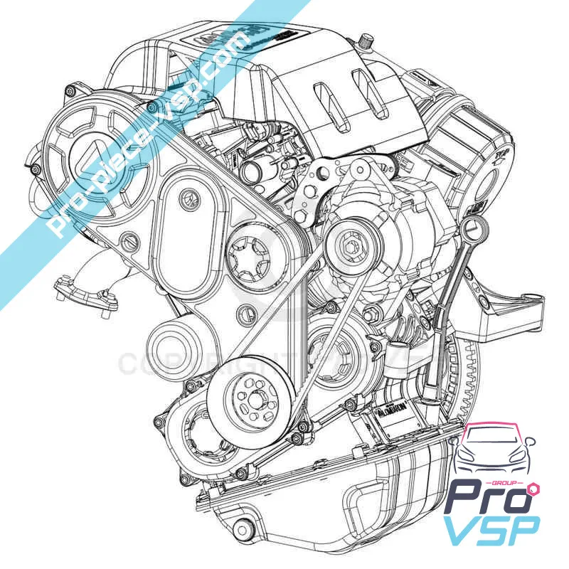 Motore Lombardini 480 HDI origine per Chatenet