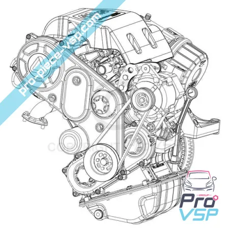 Engine Lombardini 480 HDI origin for Chatenet
