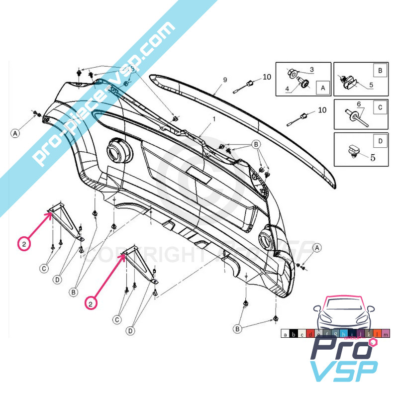 Rear bumper holder