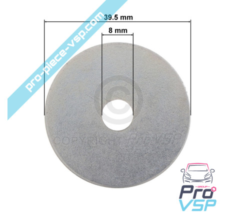 Ventilation pulley fixing washer