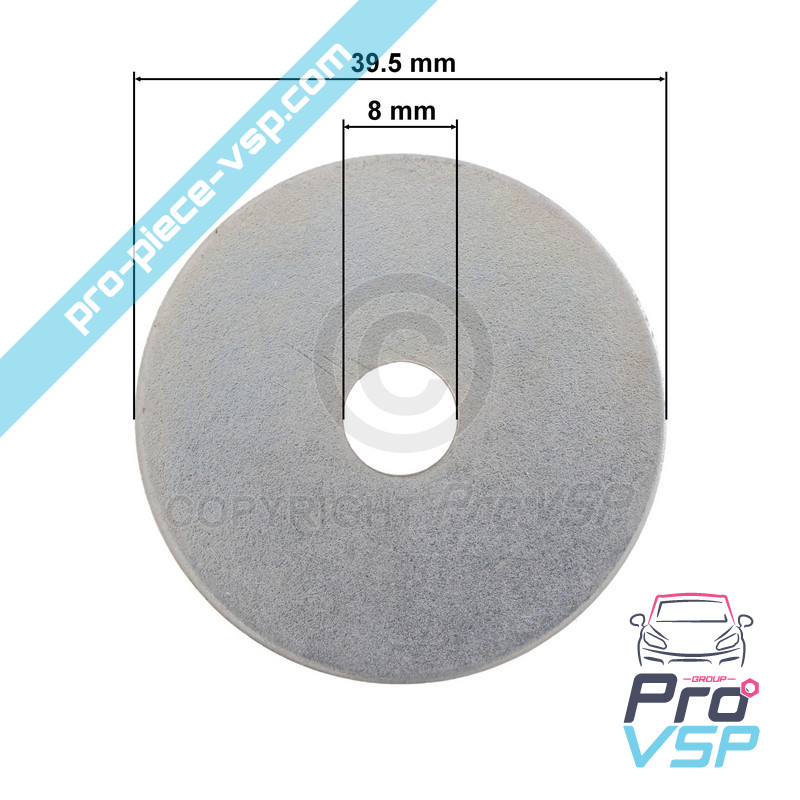 Ventilation pulley fixing washer
