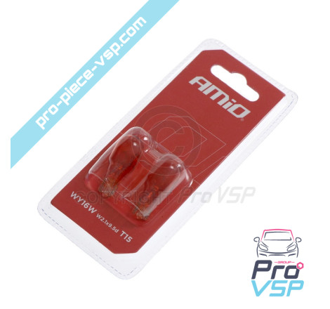 Rear flashing light bulb