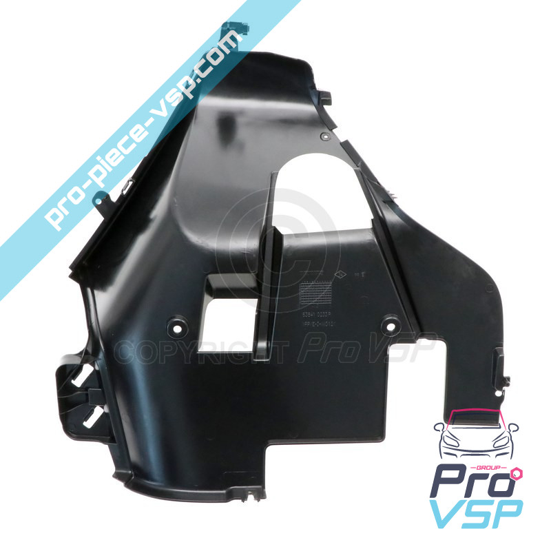 Front left wheel pass screen