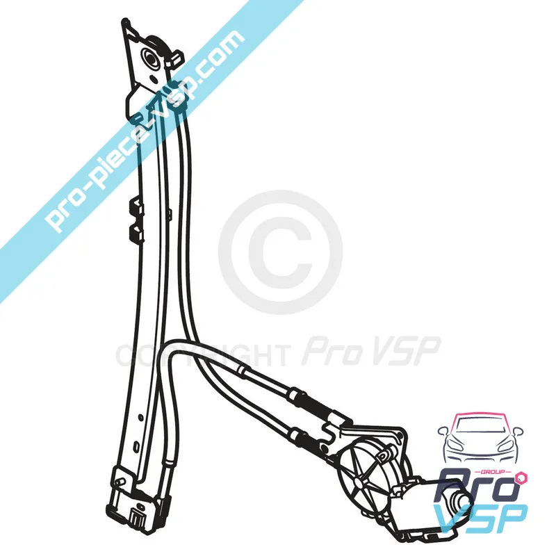 Left electric glass windows