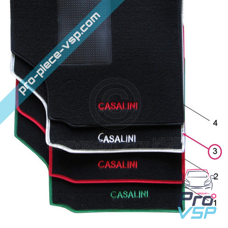 Floor mat (white)