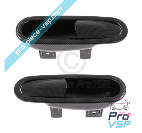 Puxador de porta interna de carbono