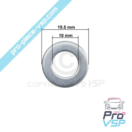 Lavadora plana M10x20x2