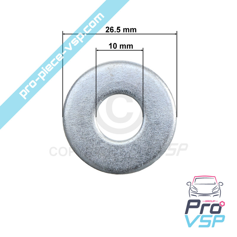 Rear arm wing washer