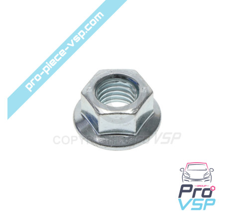 Smooth collar nut M8
