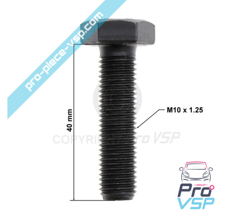 Motor steering wheel screw