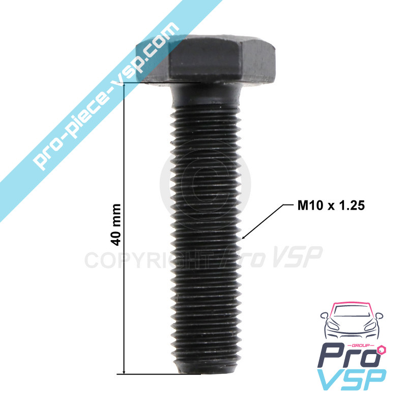 Motor steering wheel screw