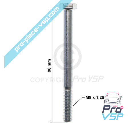 M8x90 hexagonal head screw