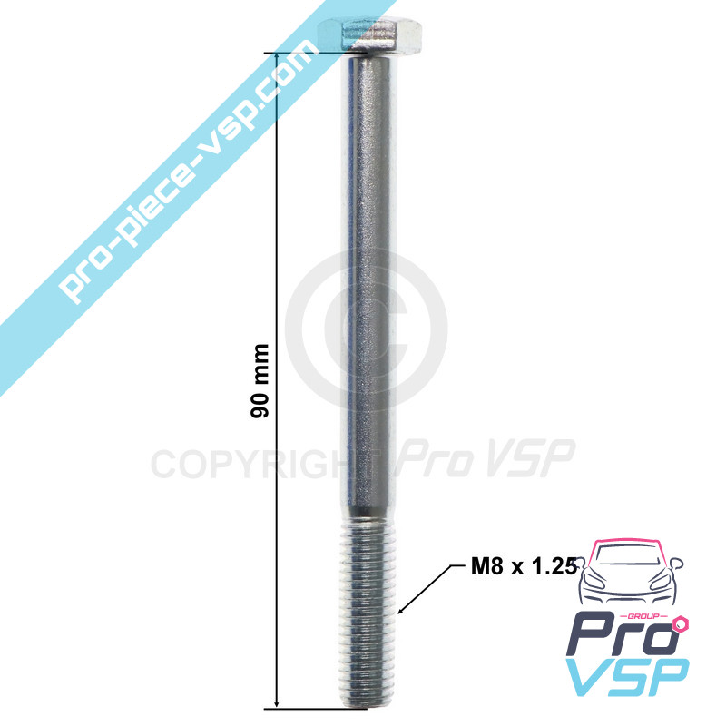 M8x90 hexagonal head screw