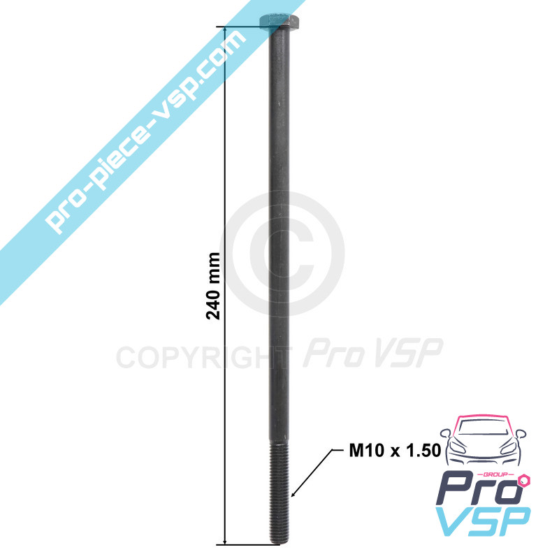 Vite testa esagonale M10x240