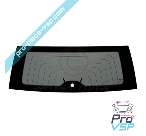 Gray tinted rear window