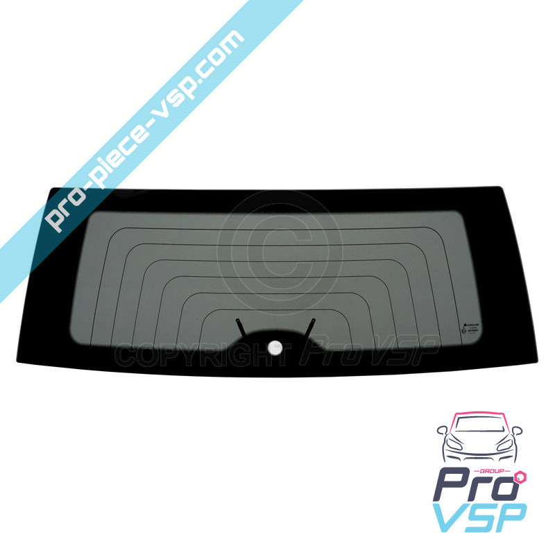 Gray tinted rear window